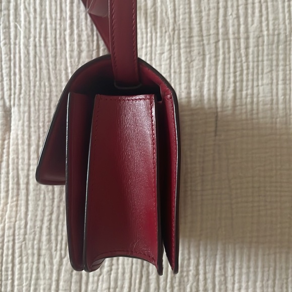 Celine mini box bag in red - Picture 6 of 13